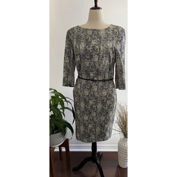 MM.LaFleur Textured Belted Dress NWT Size 16 - Picture 1 of 9